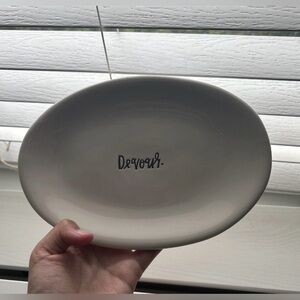 Rae Dunn Artisan Collection Oval Plates (set of 6)